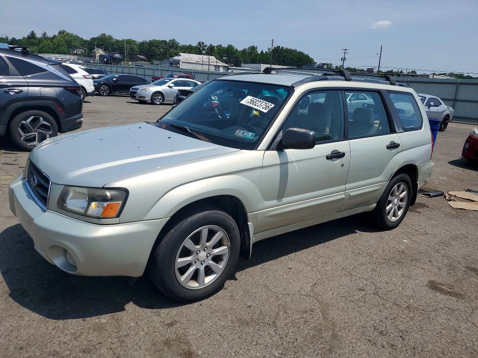 2005 Subaru Forester VIN JF1SG65625H736974 COPART salvage auction — SIDE, Pa - Certificate Of Salvage, sold $525 on 2026-07-07 (photo 1)