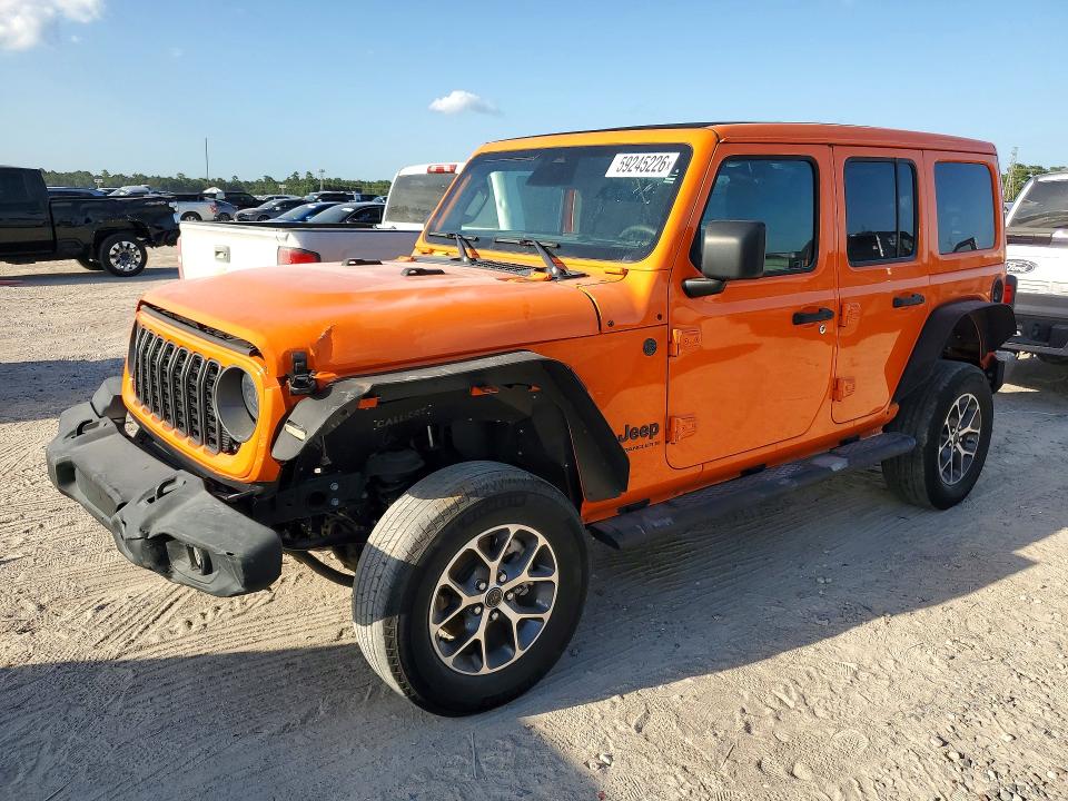 2025 Jeep Wrangler / VIN 1C4PJXDN4SW592660 COPART salvage auction — FRONT END, Ga - Cert Of Title-Salvage, sold $18,500 on 2026-07-28 (photo 1)