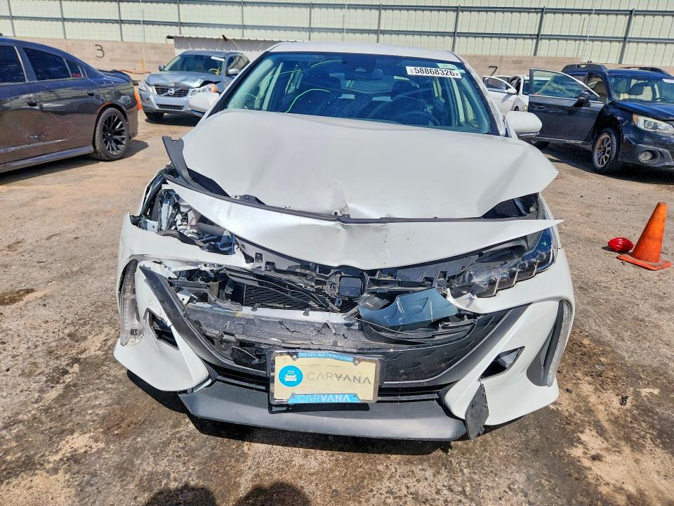 2021 Toyota Prius VIN JTDKAMFP5M3192618 COPART salvage auction — FRONT END, Nm - Cert Of Title-Salvage, sold $5,200 on 2026-07-30 (photo 5)