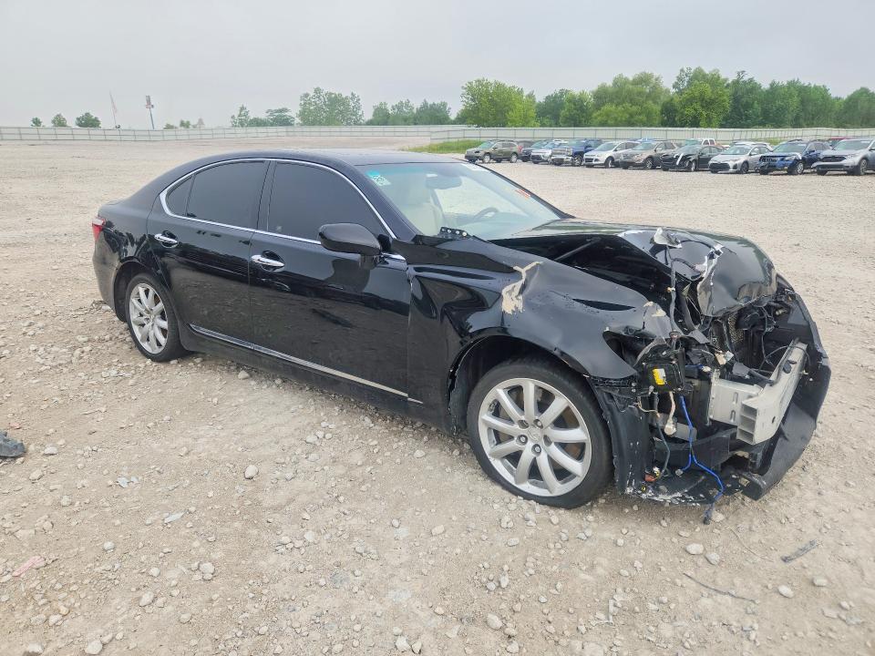 2007 Lexus Ls 460 VIN JTHBL46F975029530 COPART salvage auction — FRONT END, MI - CERTIFICATE OF TITLE, sold $450 on 2026-07-30 (photo 4)