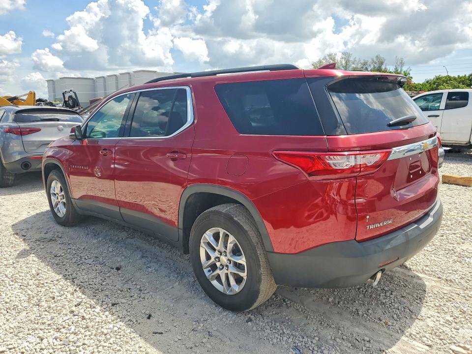 2021 Chevrolet Traverse VIN 1GNERGKW0MJ189634 COPART salvage auction — WATER/FLOOD, Fl - Certificate Of Destruction, sold $5,700 on 2026-07-09 (photo 2)