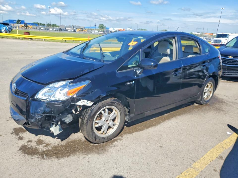 2010 Toyota Prius VIN JTDKN3DU6A0112859 COPART salvage auction — FRONT END, Mi - Certificate Of Title, sold $1,100 on 2026-07-31 (photo 1)