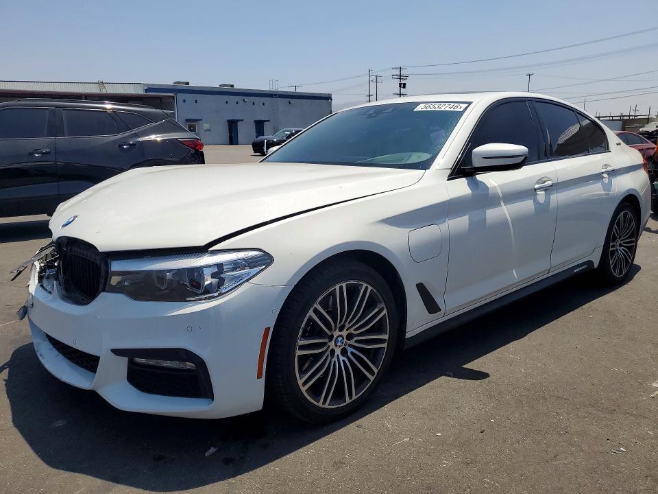 2018 BMW 5er VIN WBAJA9C54JB251247 COPART salvage auction — FRONT END, Ca - Salvage Certificate, sold $5,400 on 2026-07-13 (photo 1)