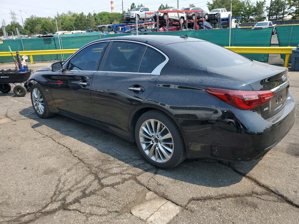 2019 Infiniti Q50 VIN JN1EV7AR6KM593116 COPART salvage auction — FRONT END, Co - Public - Salvage Title, sold $2,550 on 2026-07-23 (photo 2)