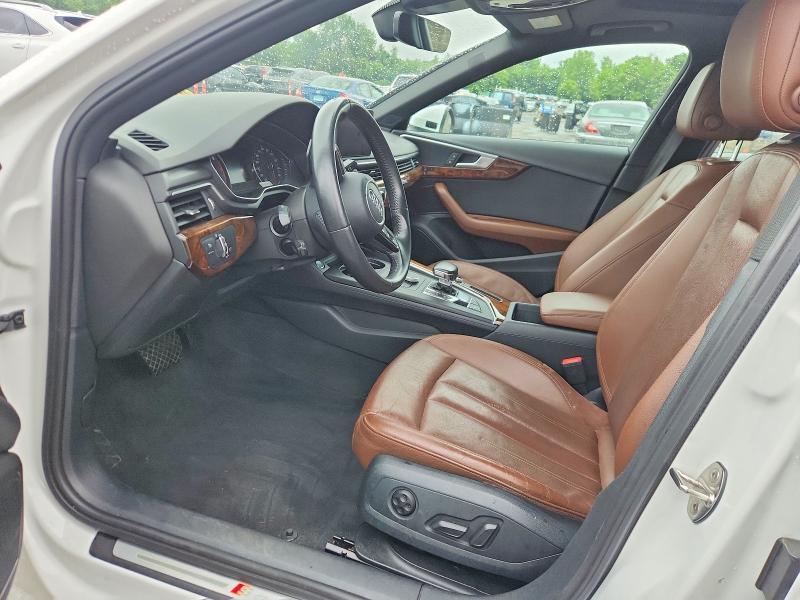 2018 Audi A4 VIN WAUENAF42JN009940 COPART salvage auction — VANDALISM, Ct - Cert Of Title-Salvage, sold $5,800 on 2026-07-10 (photo 7)