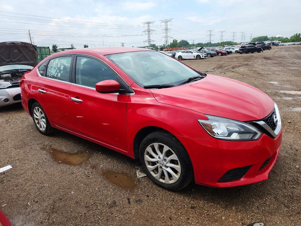 2018 Nissan Sentra VIN 3N1AB7APXJL640792 COPART salvage auction — SIDE, Il - Salvage Certificate, sold $2,700 on 2026-07-09 (photo 4)
