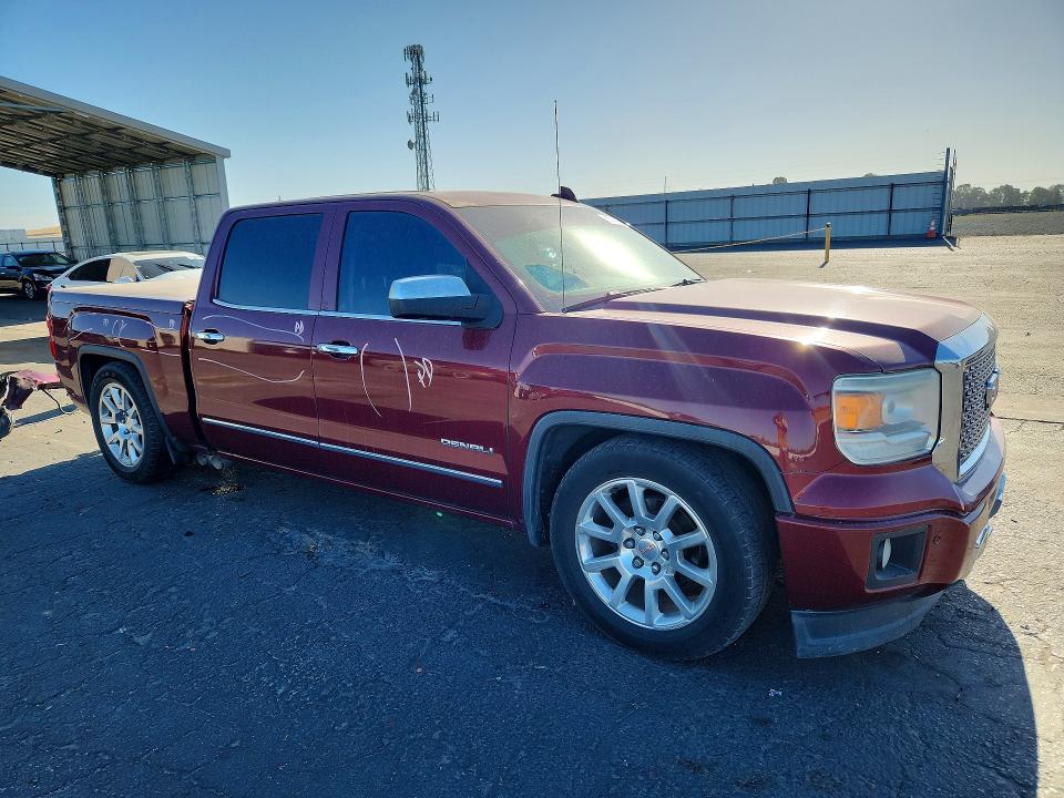 2015 Gmc SIERRA VIN 3GTP1WEC5FG339195 COPART salvage auction — REAR END, Ca - Salvage Certificate, sold $800 on 2026-07-30 (photo 4)