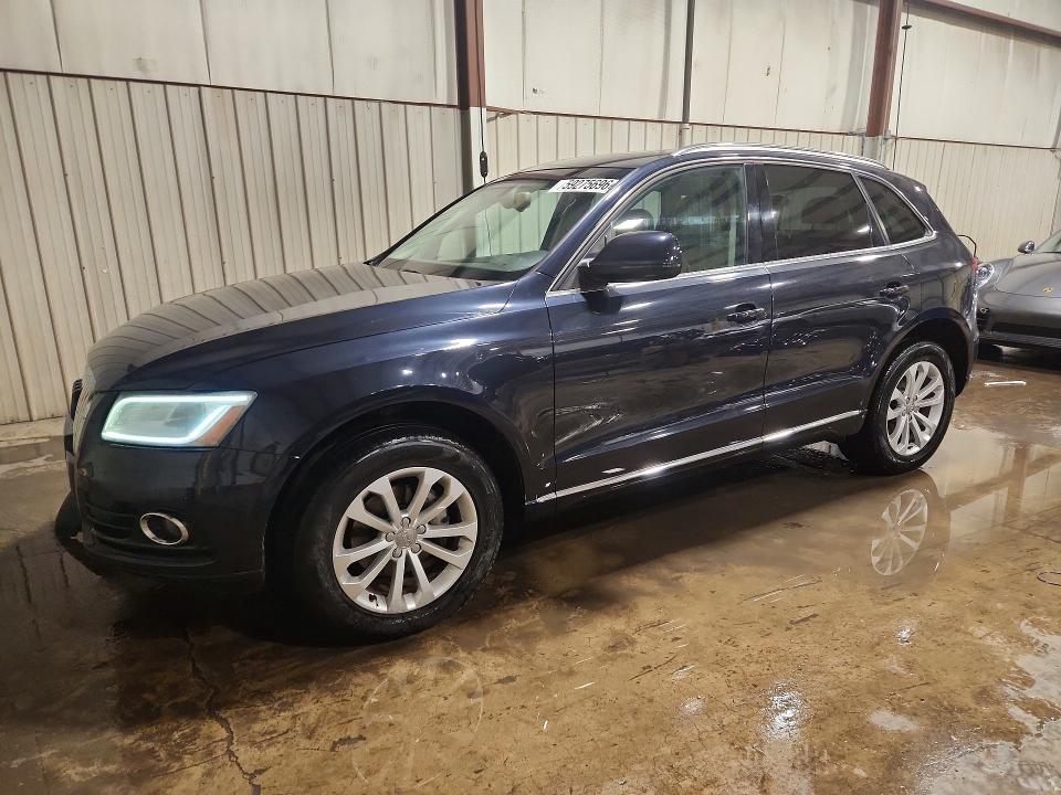 2014 Audi Q5 VIN WA1LFAFP0EA081504 COPART salvage auction — FRONT END, Pa - Certificate Of Salvage, sold $175 on 2026-07-21 (photo 1)
