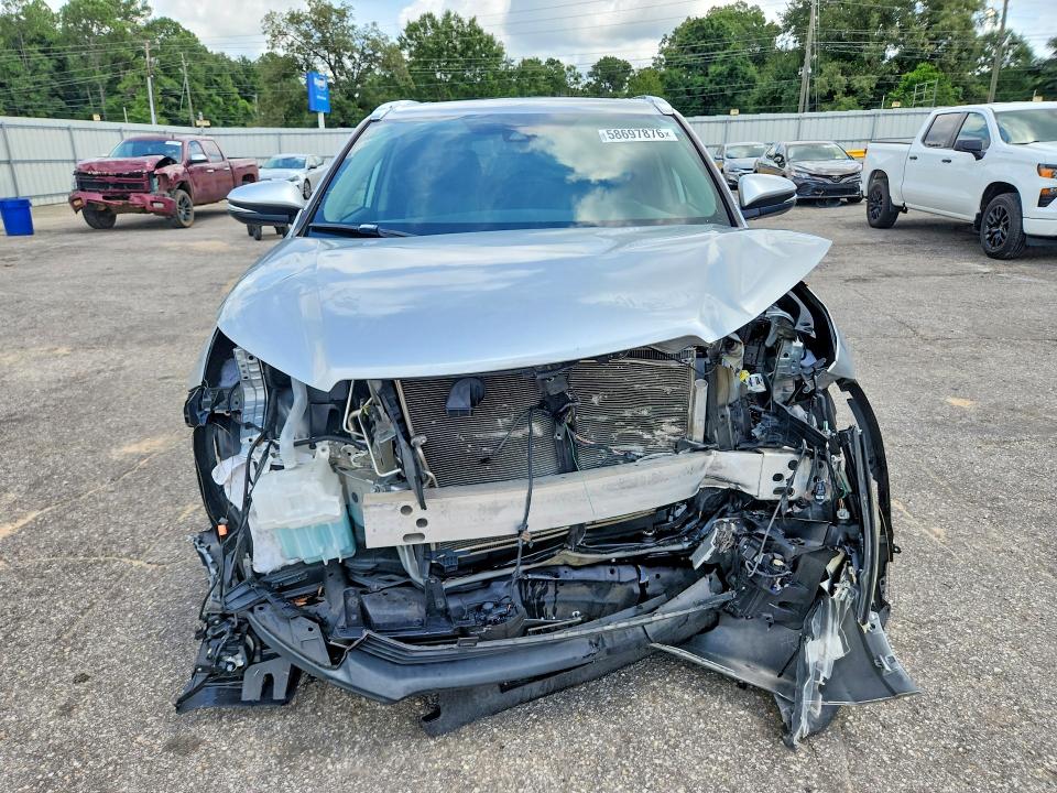 2019 Toyota Highlander VIN 5TDKZRFH4KS552410 COPART salvage auction — FRONT END, Al - Cert Of Title-Salvage Title (P), sold $10,500 on 2026-07-29 (photo 5)