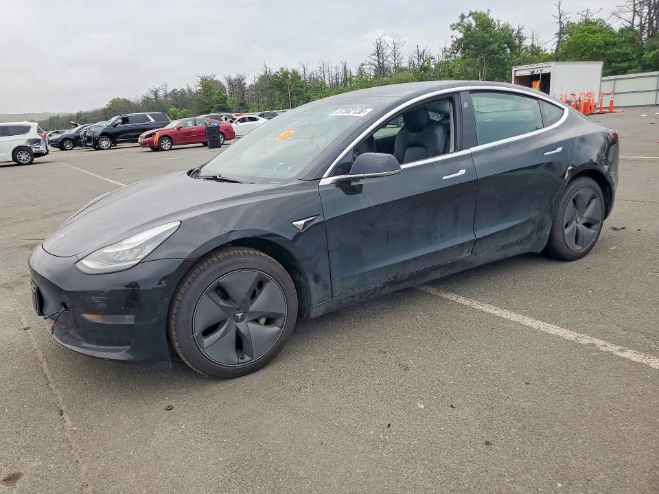 2020 Tesla Model 3 VIN 5YJ3E1EA9LF606294 COPART salvage auction — WATER/FLOOD, Ny - Mv907A-Flood Salvage, sold $4,150 on 2026-07-06 (photo 1)