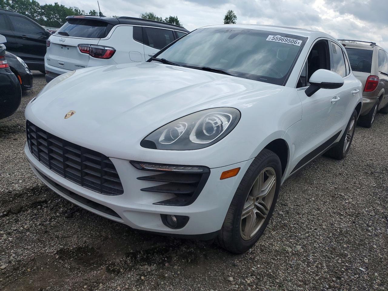 2016 Porsche Macan VIN WP1AB2A56GLB41165 — COPART salvage auction photo