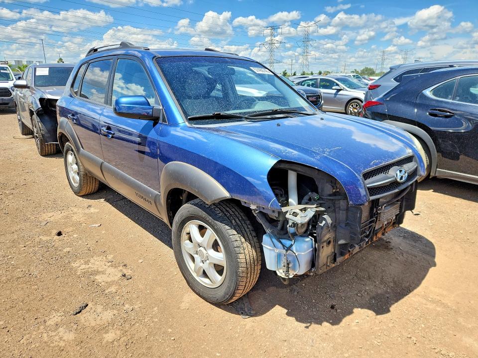 2005 Hyundai Tucson VIN KM8JN12D25U080151 COPART salvage auction — FRONT END, Il - Salvage Certificate, sold $350 on 2026-07-21 (photo 4)