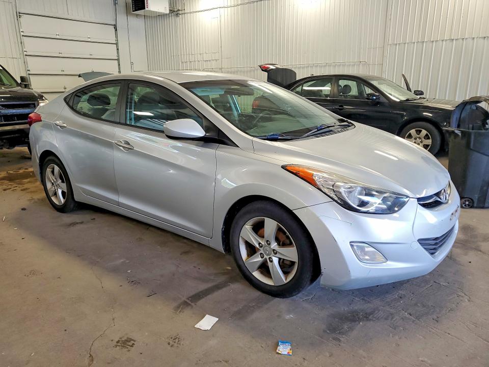 2013 Hyundai Elantra VIN 5NPDH4AE9DH324360 COPART salvage auction — VANDALISM, Mn - Cert Of Title-Prior Salvage, sold $525 on 2026-07-23 (photo 4)