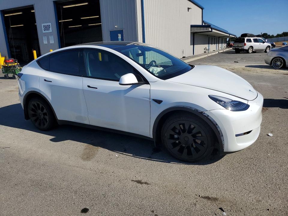 2023 Tesla VIN 7SAYGDEE0PF584912 COPART salvage auction — FRONT END, Ca - Salvage Certificate, sold $12,100 on 2026-07-07 (photo 4)