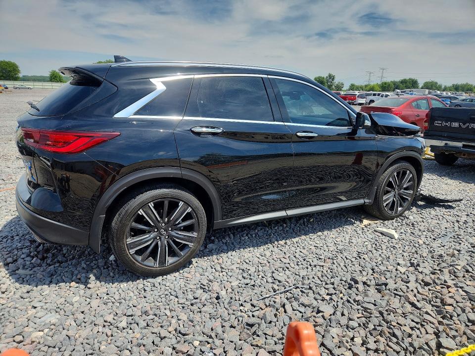 2022 Infiniti Qx50 VIN 3PCAJ5BB8NF121168 COPART salvage auction — SIDE, Salvage Title, sold $5,500 on 2026-08-03 (photo 3)