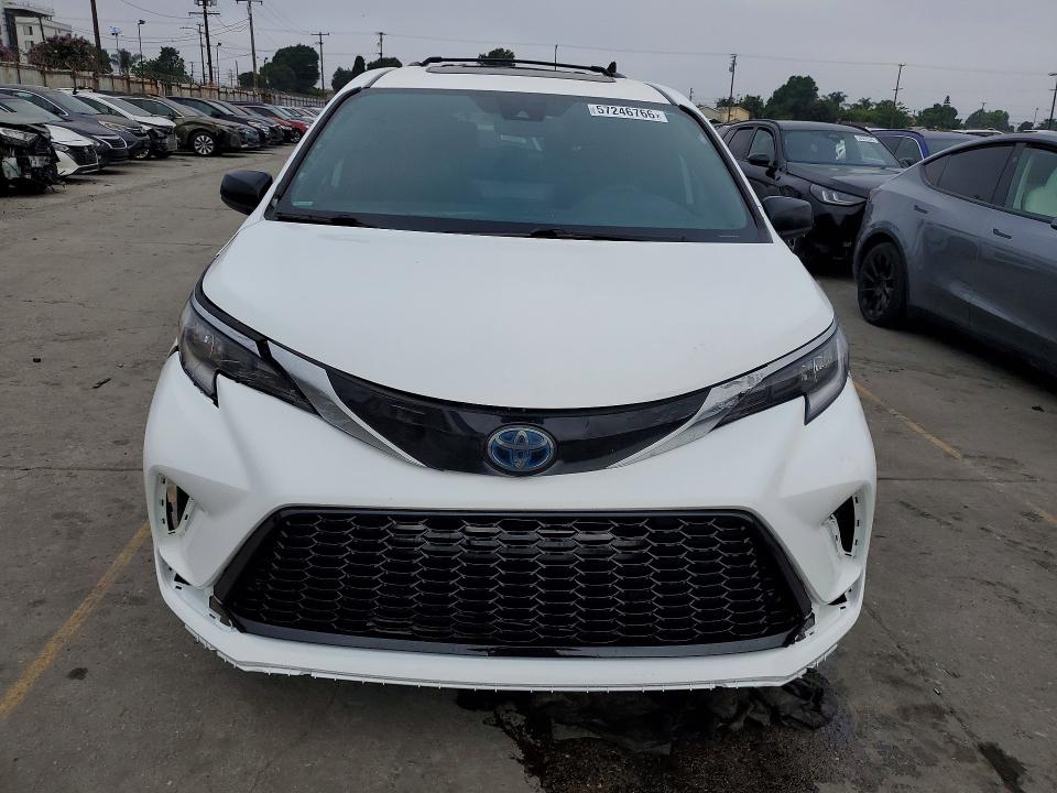 2022 Toyota Sienna VIN 5TDXRKEC9NS086710 COPART salvage auction — FRONT END, Az - Dis/Dlr/Exp Only Salvage Title, sold $14,900 on 2026-07-03 (photo 5)