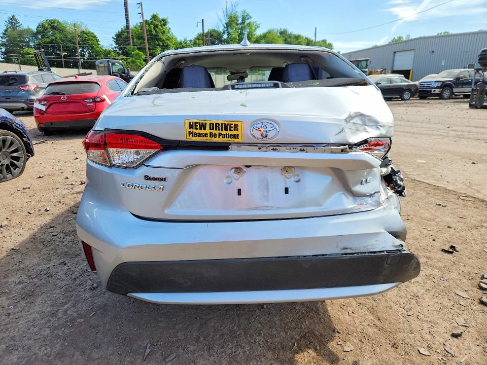 2020 Toyota Corolla VIN JTDEPRAE7LJ068729 COPART salvage auction — REAR END, Pa - Certificate Of Salvage, sold $3,150 on 2026-07-15 (photo 6)