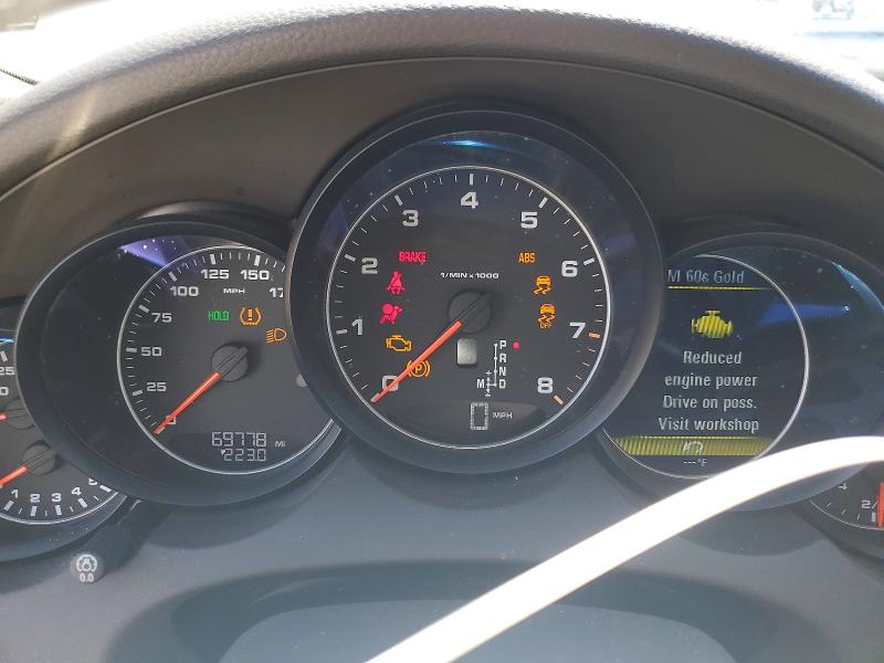 2018 Porsche Cayenne VIN WP1AA2A20JKA01571 COPART salvage auction — FRONT END, Il - Salvage Certificate, sold $4,450 on 2026-07-06 (photo 9)
