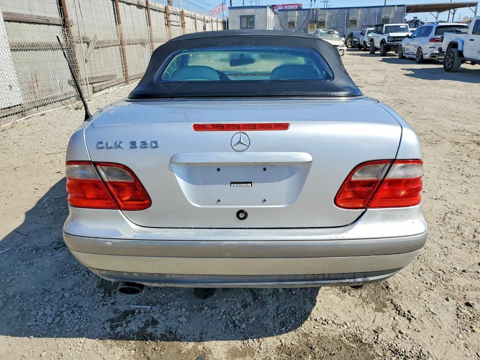 1999 Mercedes-benz Clk-class VIN WDBLK65G2XT027059 COPART salvage auction — MINOR DENT/SCRATCHES, Ca - Salvage Certificate, sold $225 on 2026-07-13 (photo 6)