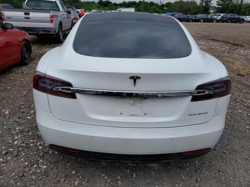 2020 Tesla VIN 5YJSA1E24LF358004 COPART salvage auction — FRONT END, MD - CERT OF SALVAGE > 75% DAMAGE, sold $1,850 on 2026-08-03 (photo 6)