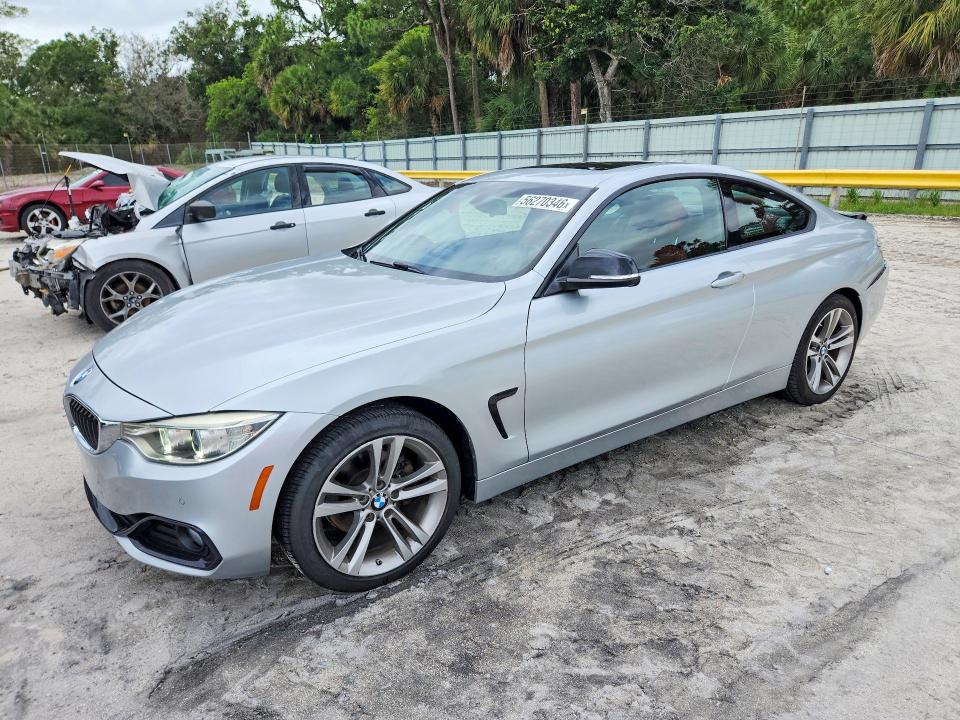 2015 BMW 4er VIN WBA3N3C59FK232615 COPART salvage auction — REAR END, Fl - Cert Of Title Slvg Rebuildable, sold $5,000 on 2026-08-05 (photo 1)