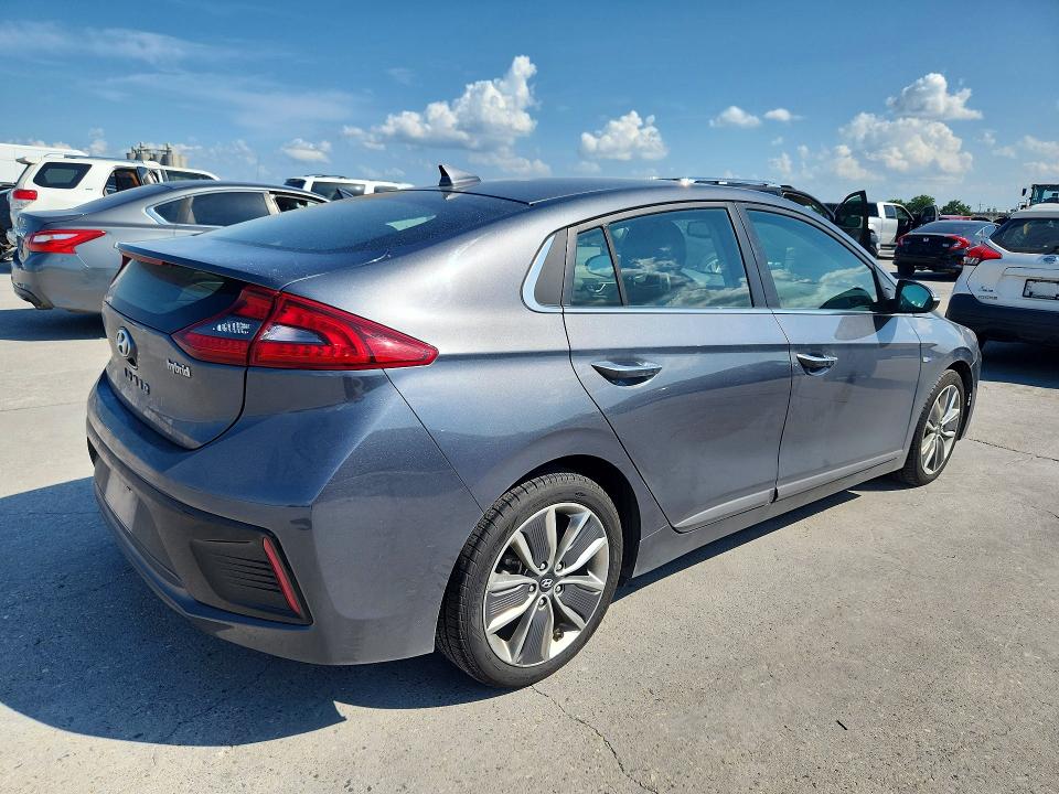 2019 Hyundai Ioniq VIN KMHC85LC6KU110924 COPART salvage auction — WATER/FLOOD, LA - CERT OF TITLE-SALVAGE FLOOD, sold $1,100 on 2026-07-22 (photo 3)
