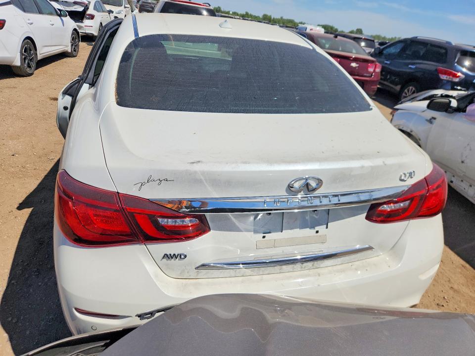 2019 Infiniti Q70 VIN JN1BY1AR8KM580066 COPART salvage auction — FRONT END, Il - Salvage Certificate, sold $300 on 2026-07-28 (photo 6)