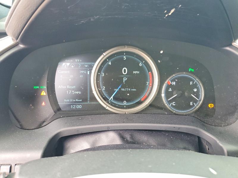 2017 Lexus Rx VIN 2T2BZMCA1HC065107 COPART salvage auction — REAR END, TN - SALVAGE CERTIFICATE, sold $15,400 on 2026-07-30 (photo 9)