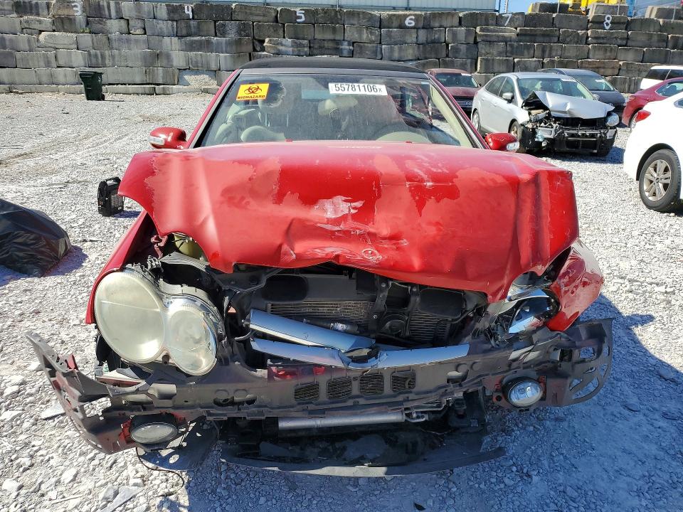 2007 Mercedes-benz Clk-klasse VIN WDBTK56G77T074998 COPART salvage auction — FRONT END, Ky - Cert Of Title-Salvage, sold $400 on 2026-07-02 (photo 5)
