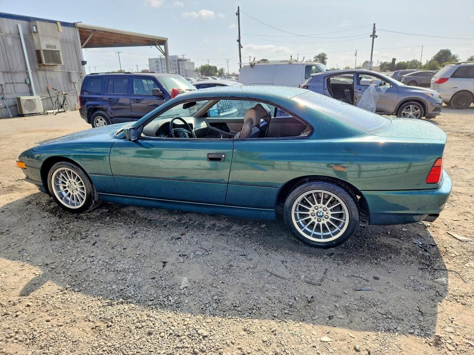 1992 BMW 850 VIN WBAEG2318NCB74213 COPART salvage auction — MINOR DENT/SCRATCHES, CA - DIS/DLR/EXP ONLY CLEAN TITLE (P), sold $14,500 on 2026-07-13 (photo 2)