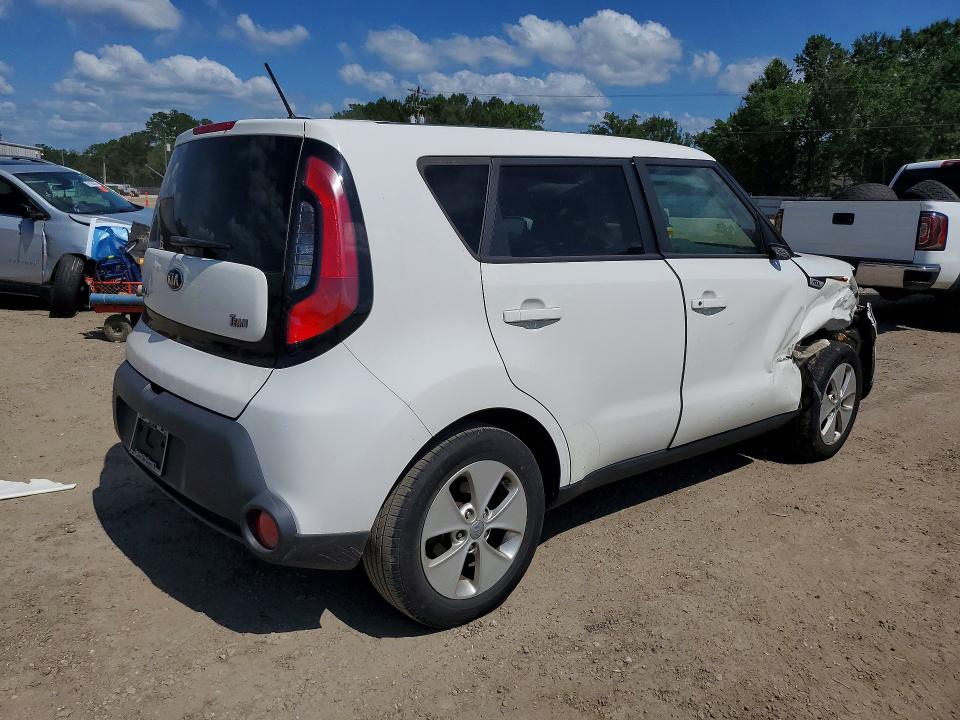 2016 Kia Soul VIN KNDJN2A28G7857086 COPART salvage auction — FRONT END, La - Cert Of Title-Salvage, sold $1,050 on 2026-07-14 (photo 3)