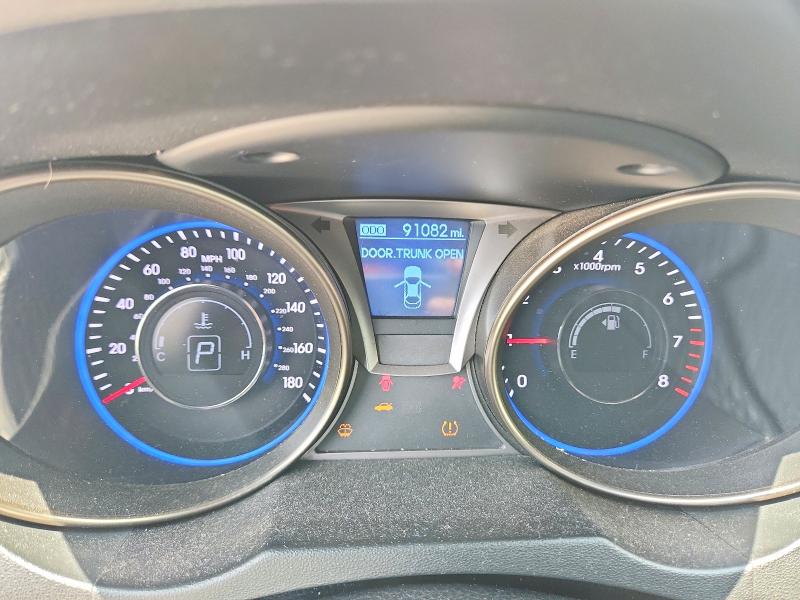 2013 Hyundai Genesis VIN KMHHU6KJ9DU109809 COPART salvage auction — FRONT END, Nc - Salvage Certificate Of Title, sold $350 on 2026-07-29 (photo 9)
