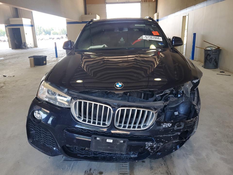 2017 BMW VIN 5UXWX9C57H0T04602 COPART salvage auction — FRONT END, VA - CERT OF TITLE - SALVAGE, sold $1,150 on 2026-07-02 (photo 5)