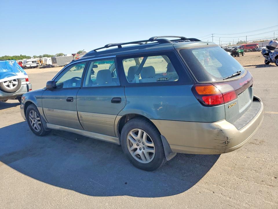 2000 Subaru LEGACY VIN 4S3BH6654Y7632204 COPART salvage auction — FRONT END, ID - CERTIFICATE OF TITLE, sold $90 on 2026-07-02 (photo 2)
