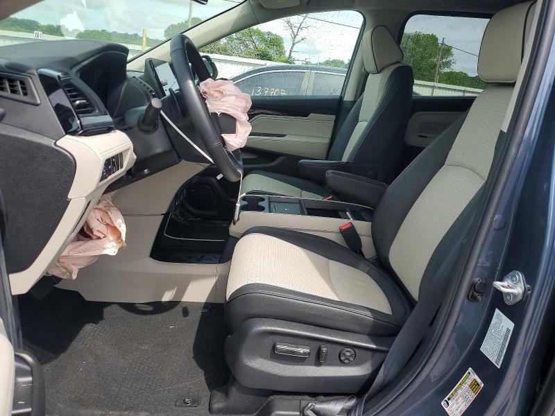 2025 Honda Odyssey VIN 5FNRL6H91SB028317 COPART salvage auction — FRONT END, Il - Salvage Certificate, sold $13,500 on 2026-07-27 (photo 7)