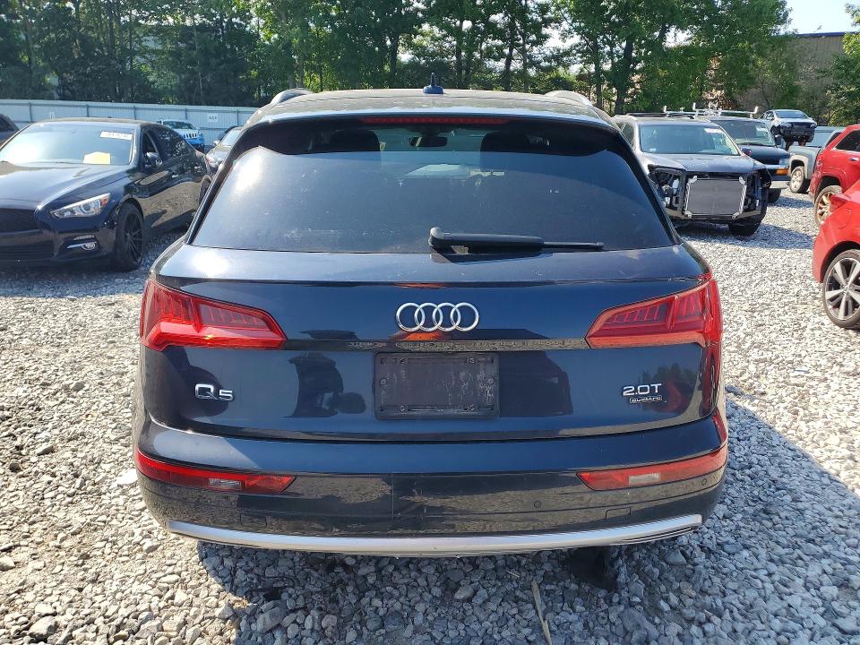 2018 Audi Q5 VIN WA1BNAFY5J2241873 COPART salvage auction — FRONT END, Ma - Cert Of Title-Salvage, sold $125 on 2026-07-30 (photo 6)