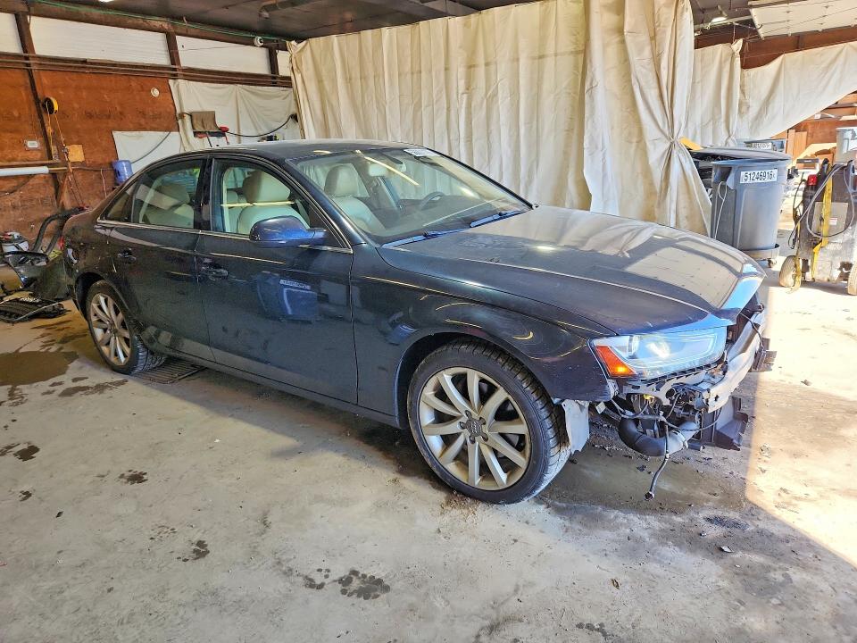 2013 Audi A4 VIN WAUFFAFL3DA125880 COPART salvage auction — FRONT END, Pa - Certificate Of Salvage, sold $1,000 on 2026-07-16 (photo 4)
