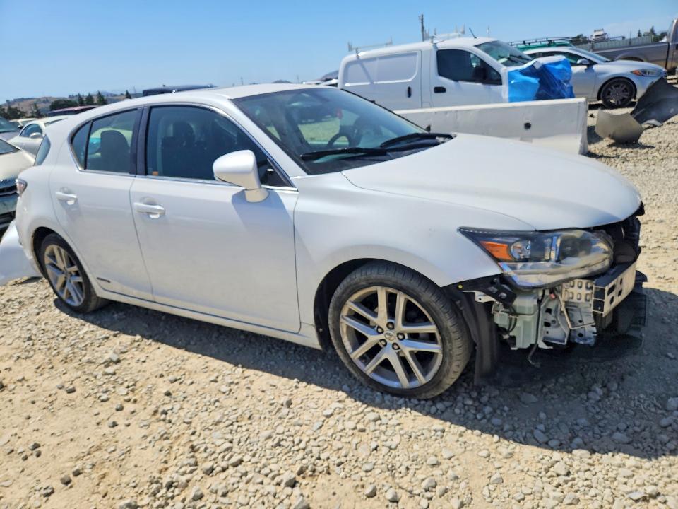 2015 Lexus Ct VIN JTHKD5BHXF2237376 COPART salvage auction — FRONT END, Ca - Salvage Certificate, sold $3,950 on 2026-07-02 (photo 4)