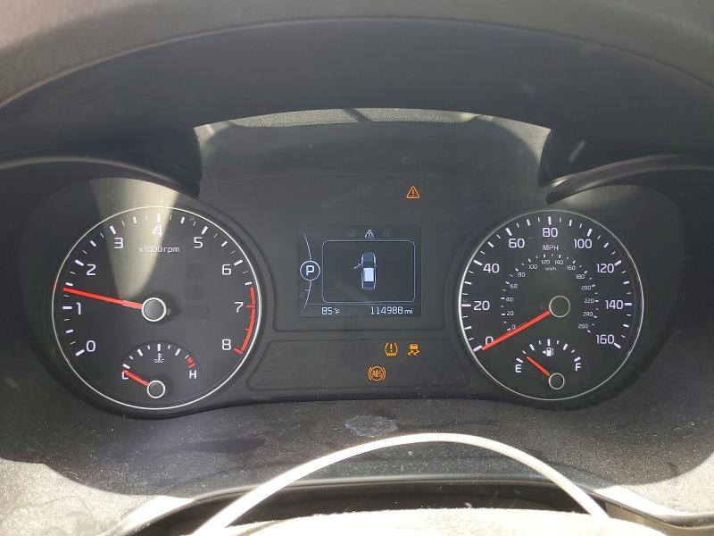 2016 Kia VIN 5XXGT4L37GG021200 COPART salvage auction — FRONT END, Ca - Salvage Certificate, sold $1,700 on 2026-07-02 (photo 9)