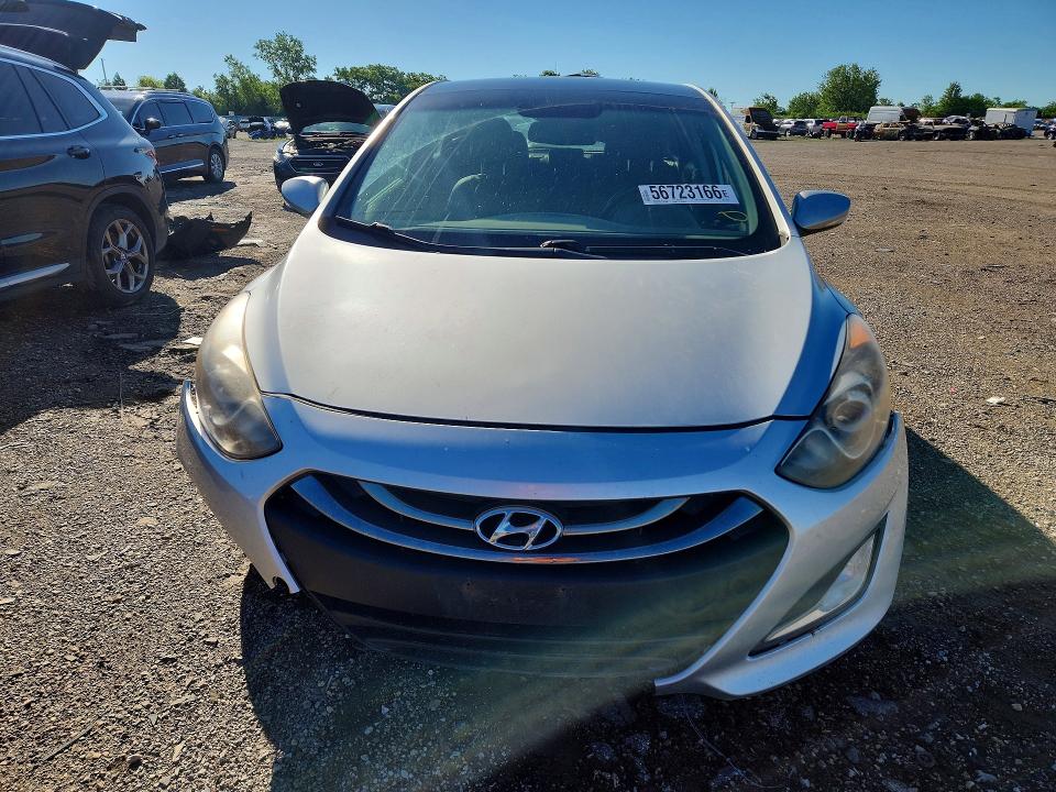 2013 Hyundai Elantra VIN KMHD35LE6DU120635 COPART salvage auction — FRONT END, Il - Salvage Certificate, sold $825 on 2026-07-14 (photo 5)
