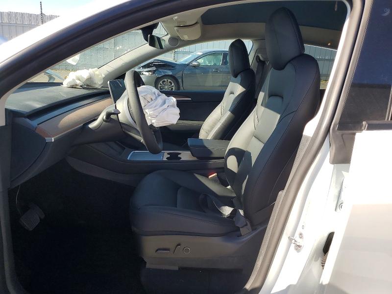 2023 Tesla VIN 7SAYGDEE0PF584912 COPART salvage auction — FRONT END, Ca - Salvage Certificate, sold $12,100 on 2026-07-07 (photo 7)