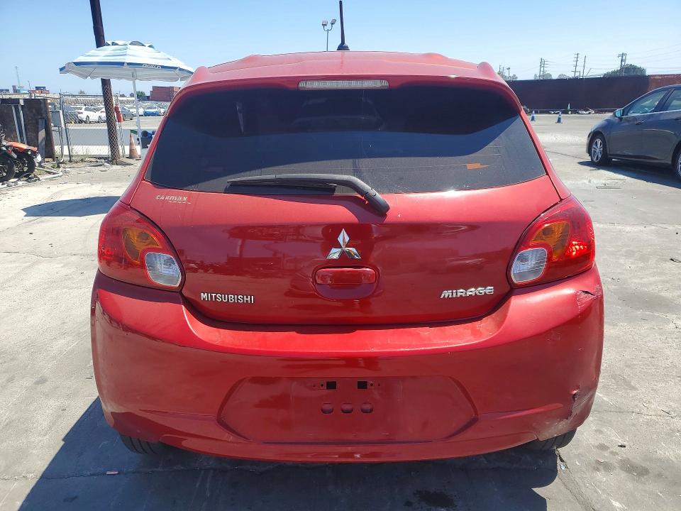 2015 Mitsubishi Mirage VIN ML32A3HJ8FH032132 COPART salvage auction — SIDE, Ca - Salvage Certificate, sold $650 on 2026-07-15 (photo 6)