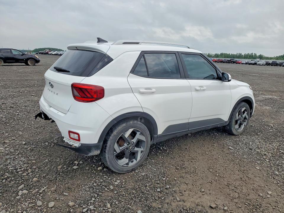 2020 Hyundai Venue VIN KMHRC8A33LU040376 COPART salvage auction — REAR END, ON - PERMIT SALVAGE, sold $2,700 on 2026-07-28 (photo 3)
