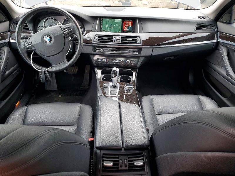 2014 BMW 5er VIN WBA5B3C58ED537379 COPART salvage auction — MECHANICAL, Il - Certificate Of Title, sold $3,100 on 2026-07-08 (photo 8)