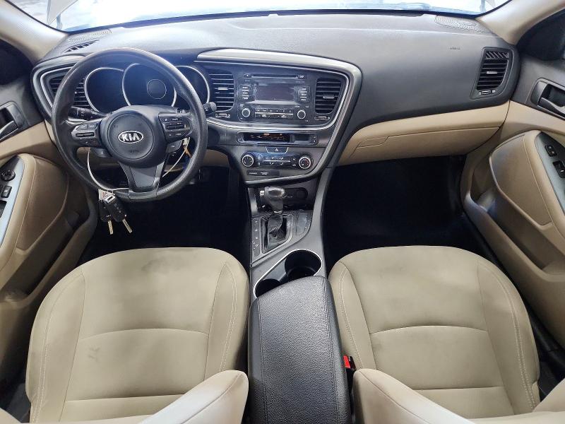 2015 Kia Optima VIN 5XXGM4A76FG384279 COPART salvage auction — VANDALISM, Il - Salvage Certificate, sold $975 on 2026-07-20 (photo 8)