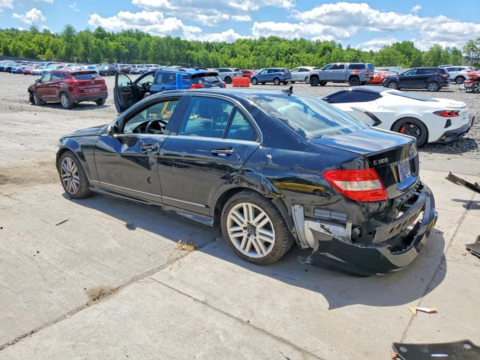 2008 Mercedes-benz C class VIN WDDGF54X98R013313 COPART salvage auction — ROLLOVER, PA - CERTIFICATE OF SALVAGE, sold $400 on 2026-07-15 (photo 2)