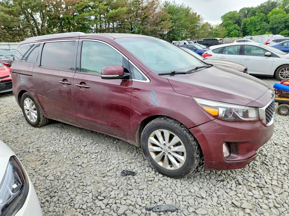 2015 Kia SEDONA VIN KNDMC5C12F6022985 COPART salvage auction — FRONT END, Nj - Cert Of Title-Salvage, sold $1,850 on 2026-07-08 (photo 4)