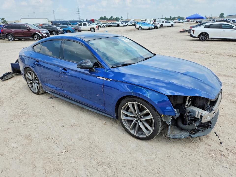 2019 Audi VIN WAUENCF52KA057323 COPART salvage auction — FRONT END, Tx - Salvage Vehicle Title, sold $8,200 on 2026-07-31 (photo 4)