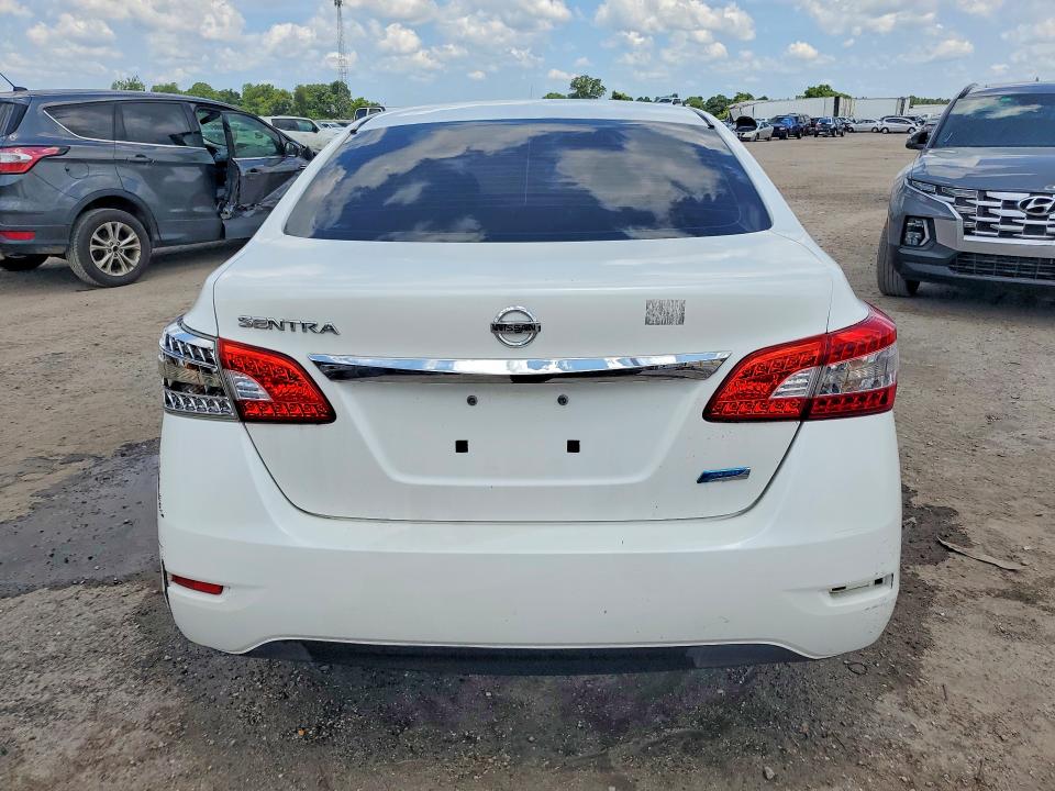 2014 Nissan Sentra VIN 3N1AB7AP2EL661870 COPART salvage auction — FRONT END, Id - Salvage Certificate Of Title, sold $825 on 2026-07-30 (photo 6)