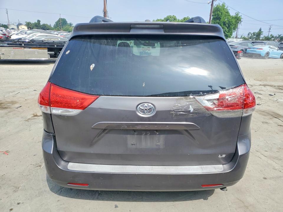 2011 Toyota Sienna VIN 5TDKK3DC8BS046488 COPART salvage auction — SIDE, Ca - Salvage Certificate, sold $925 on 2026-07-23 (photo 6)